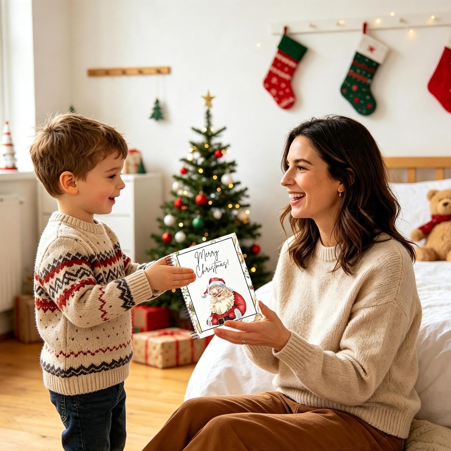 Christmas Card Book 21 x 14 cm Book with Christmas Tree – Bild 2