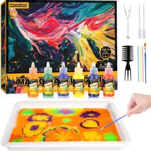 Kids Water Marbling Paint - Craft Kits for Girls and Boys