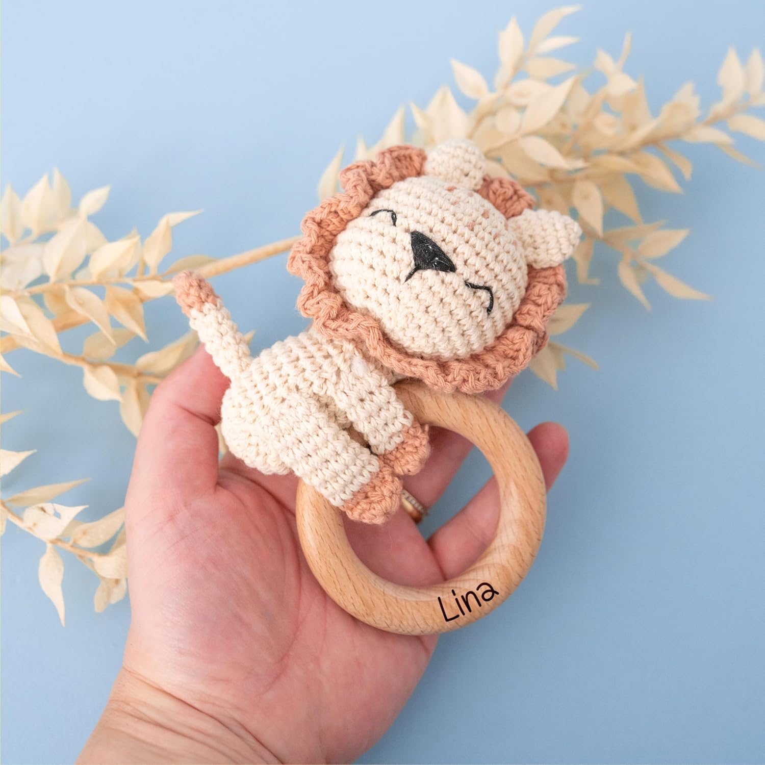 Bärenfreunde Grasping Toy, Baby Rattle, Teething Ring Baby Personalised – Bild 2