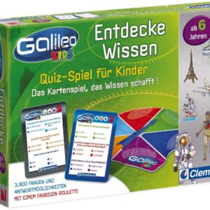 Clementoni 69808 – Galileo Kids Knowledge Quiz (German language version)