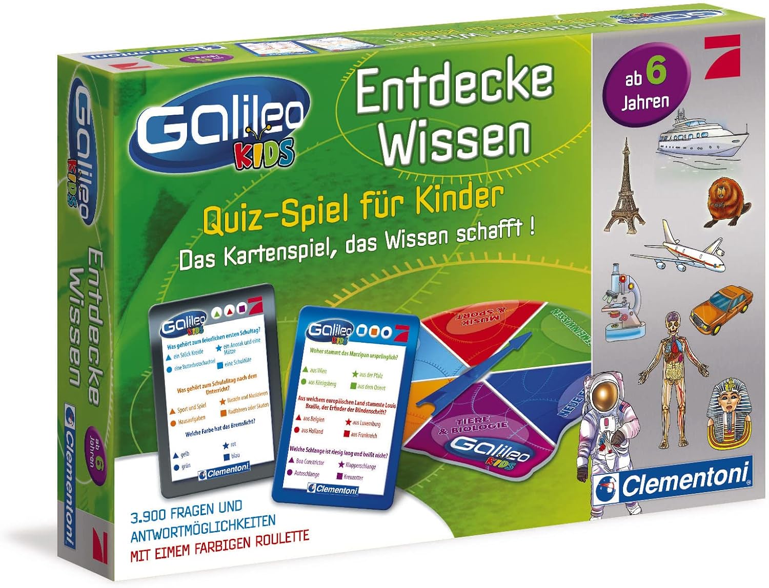 Clementoni 69808 - Galileo Kids Knowledge Quiz (German language version)