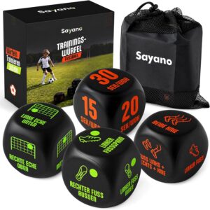 Football Training Dice (Set of 4) / Football Gift for Children
