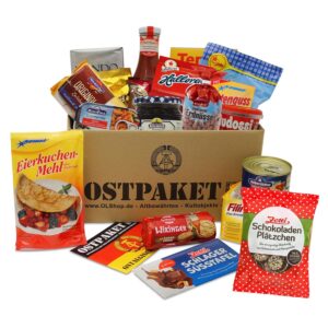 Ostpaket Food with 19 Products Specialty Package Gift Idea DDR Package Nostalgia East Box Gifts from the East Gift Set East Products