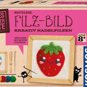 Kosmos Felt Picture Craft Box, Creative Set Needle Felting