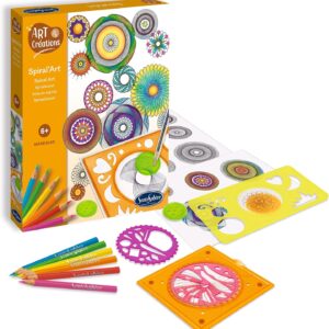 Sentosphère 3920810 Spiral Art Mandala Creative Kit DIY for Children and Adults