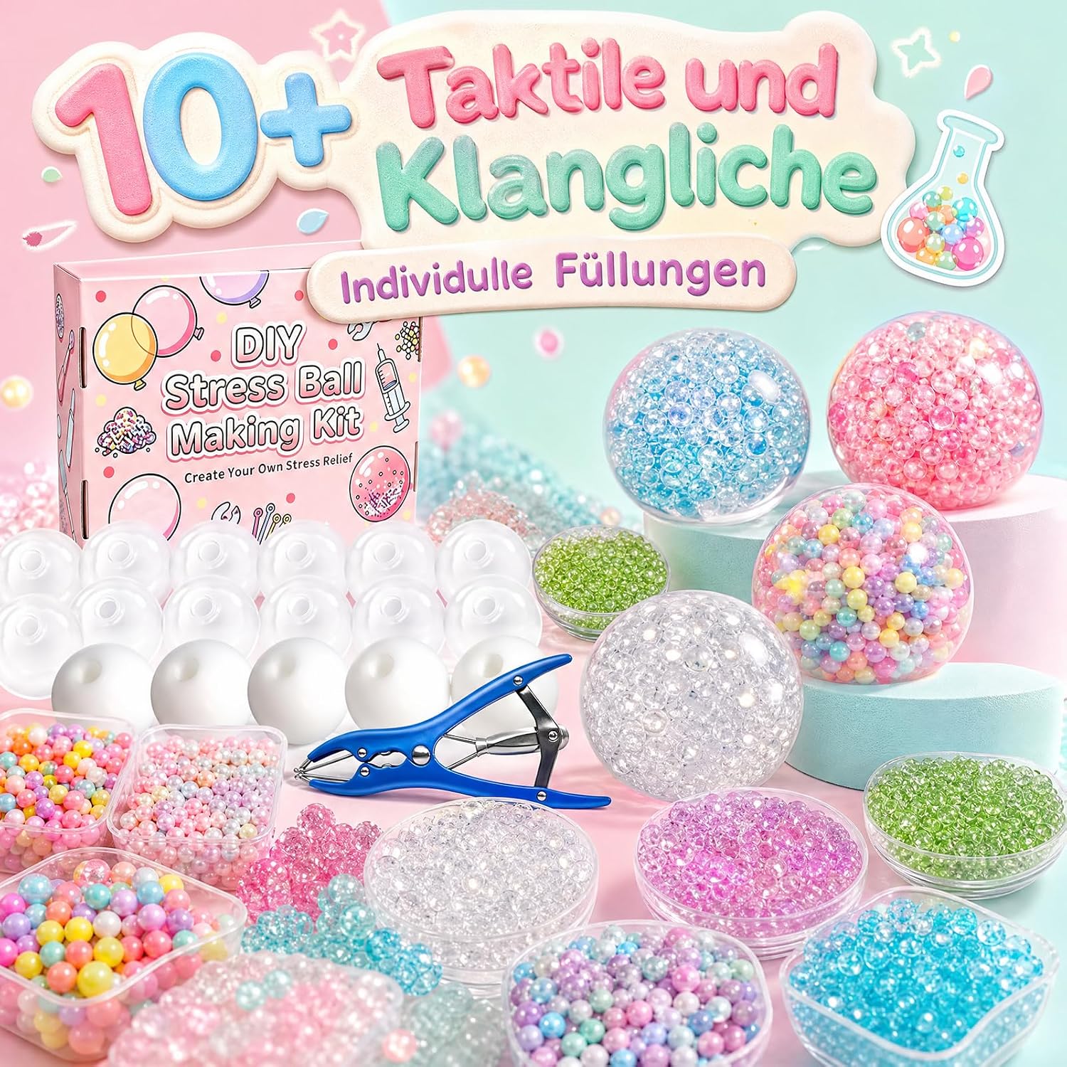 Squishy DIY Set, Stress Ball Squishy Set for Adults – Bild 2