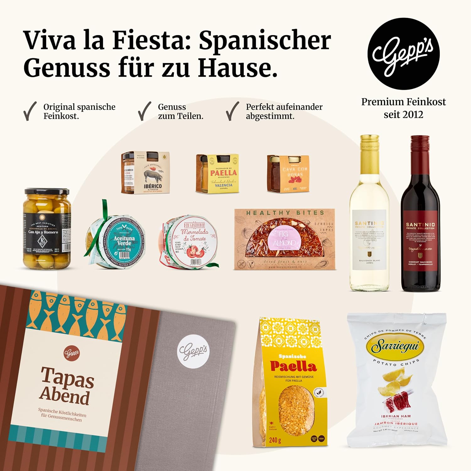 Gepp's Delicatessen Gift Basket Spain I Spanish Specialities – Bild 2