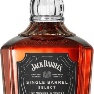 Jack Daniel's Single Barrel Select, Tennessee Whiskey, Gift, Sweet Vanilla, Heavy Oak and Dark Cherries, 0.7 L, 45% Vol.