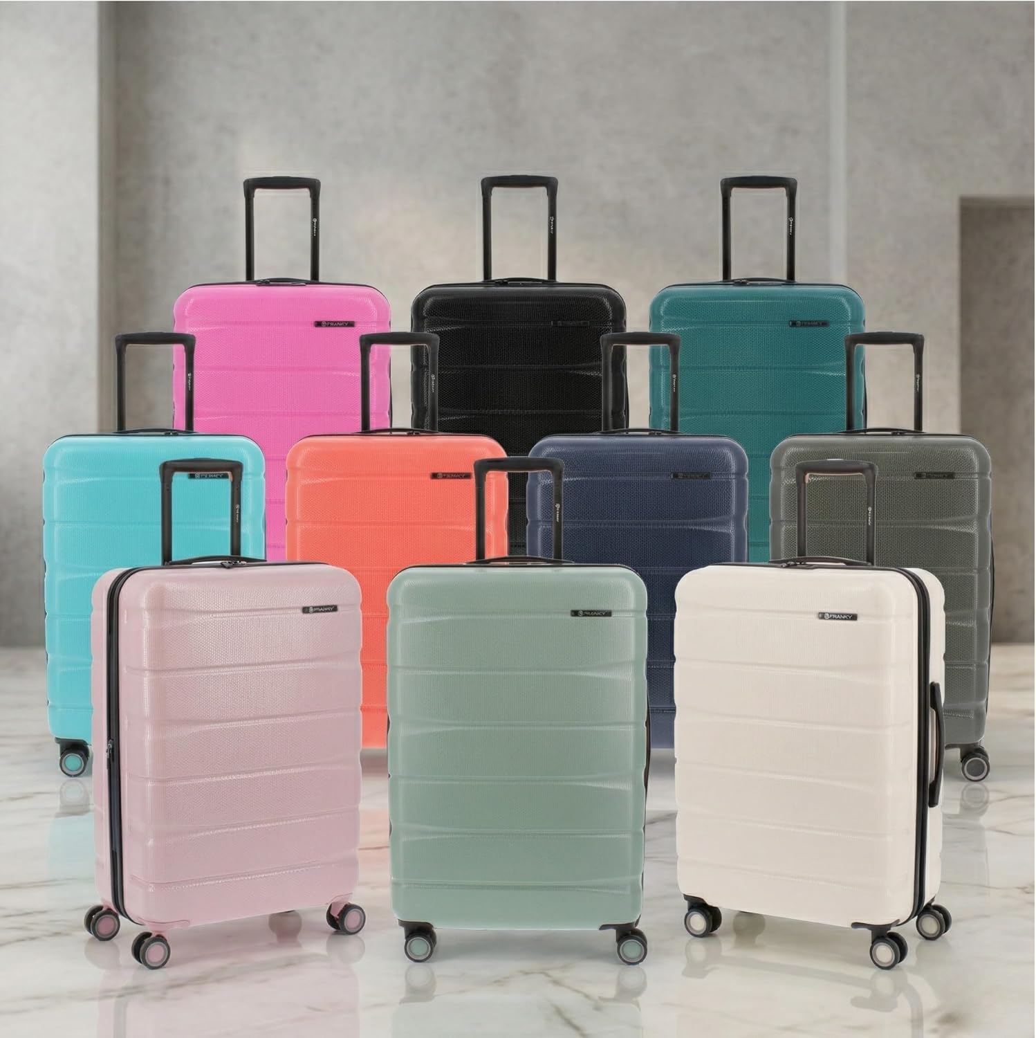Franky Suitcase Trolley | 360° Wheels | High Stability | TSA Lock | Sizes: S/M/L | Available in Many Colours - ABS13, aqua, Classic – Bild 7