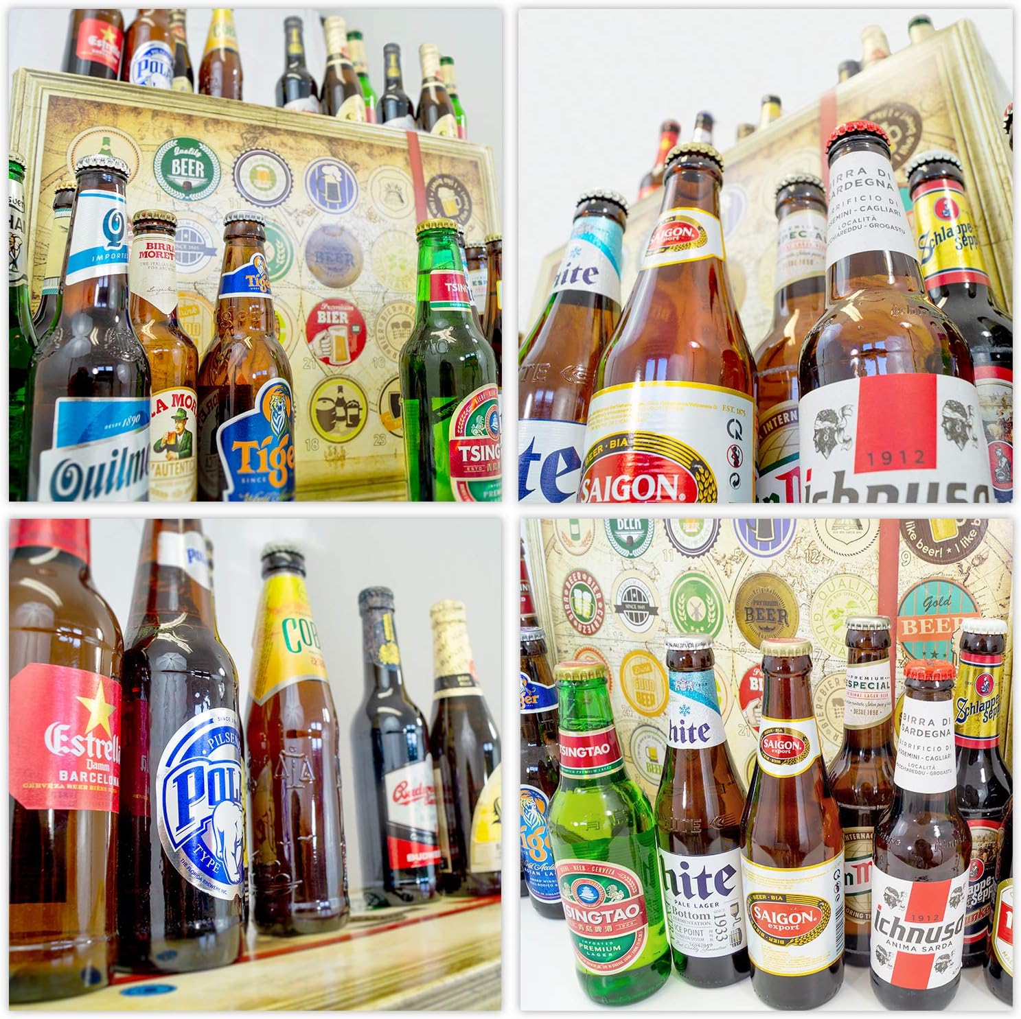 Beer of the World Gift Box + 24 Bottles of Beer / Birthday Gift for Him – Bild 3