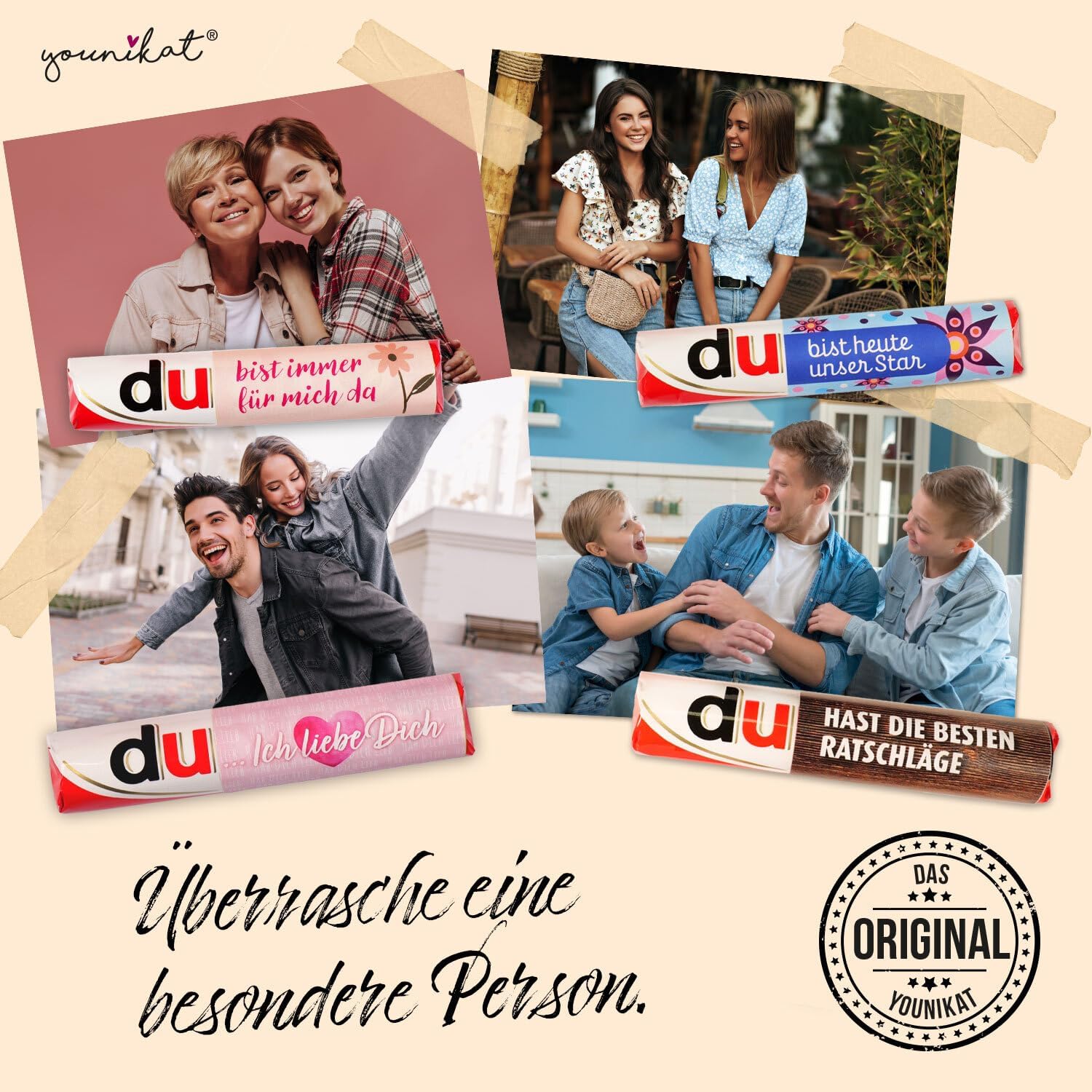younikat Sticker Set Mama Papa Hab Dich Lieb für Duplo - you0047 – Bild 6
