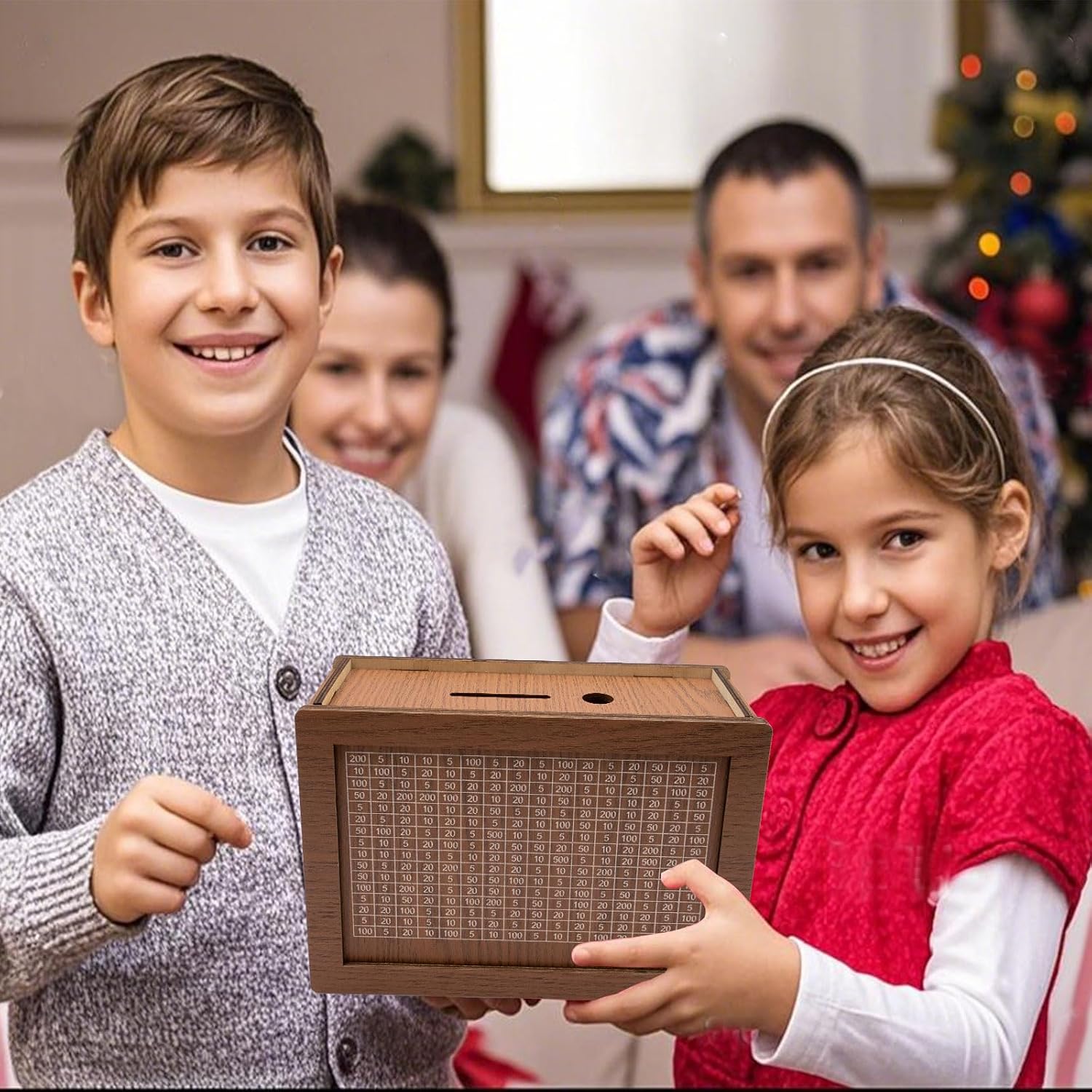 Wooden Money Box, Reusable Money Box, 10,000 Euro – Bild 7
