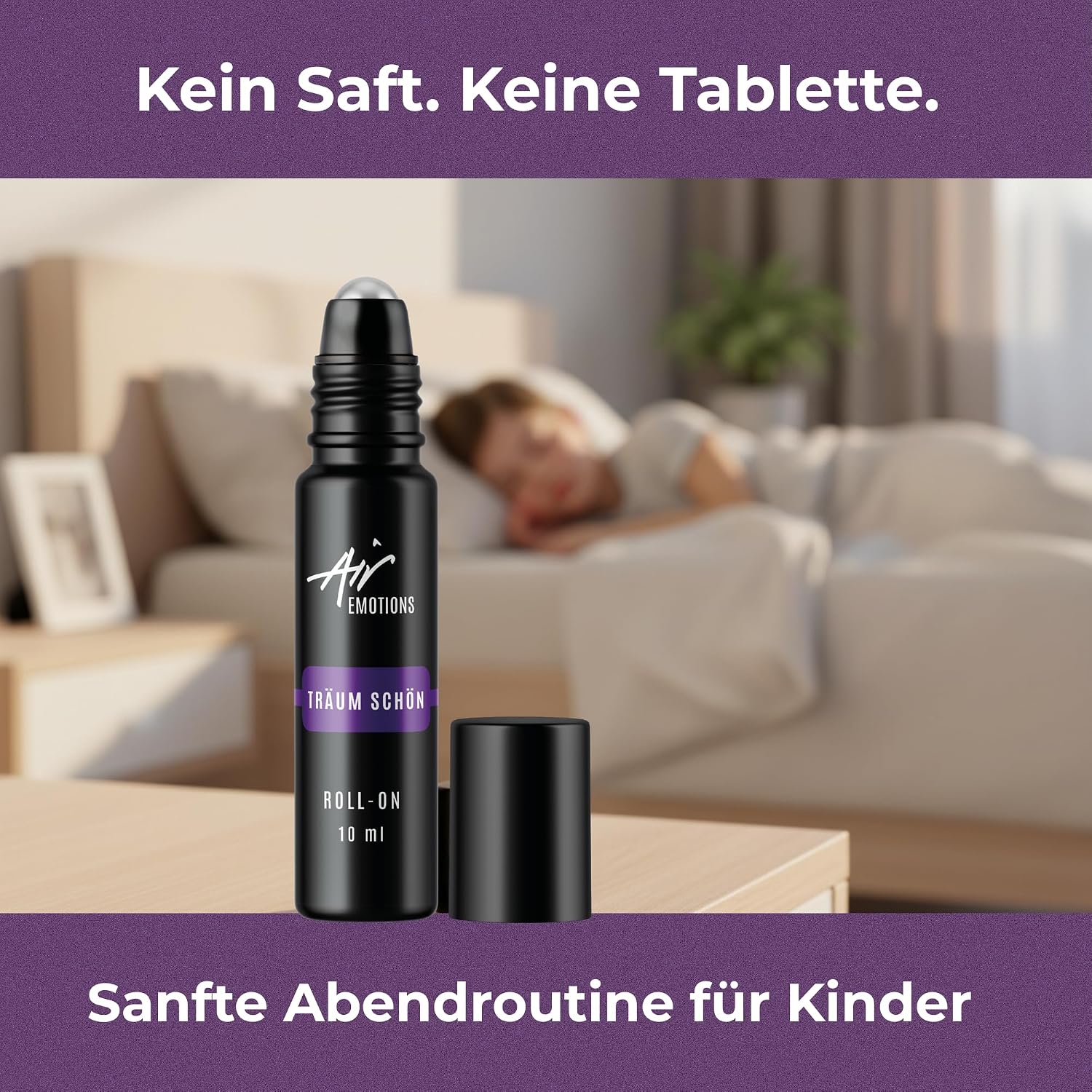 Melatonin Children's Alternative - Natural Sleep Aid without Synthetic Hormones - Dream Beautiful Roll-On with Lavender Oil & Mandarin Oil - 100% Natural Pure, 10 ml – Bild 3