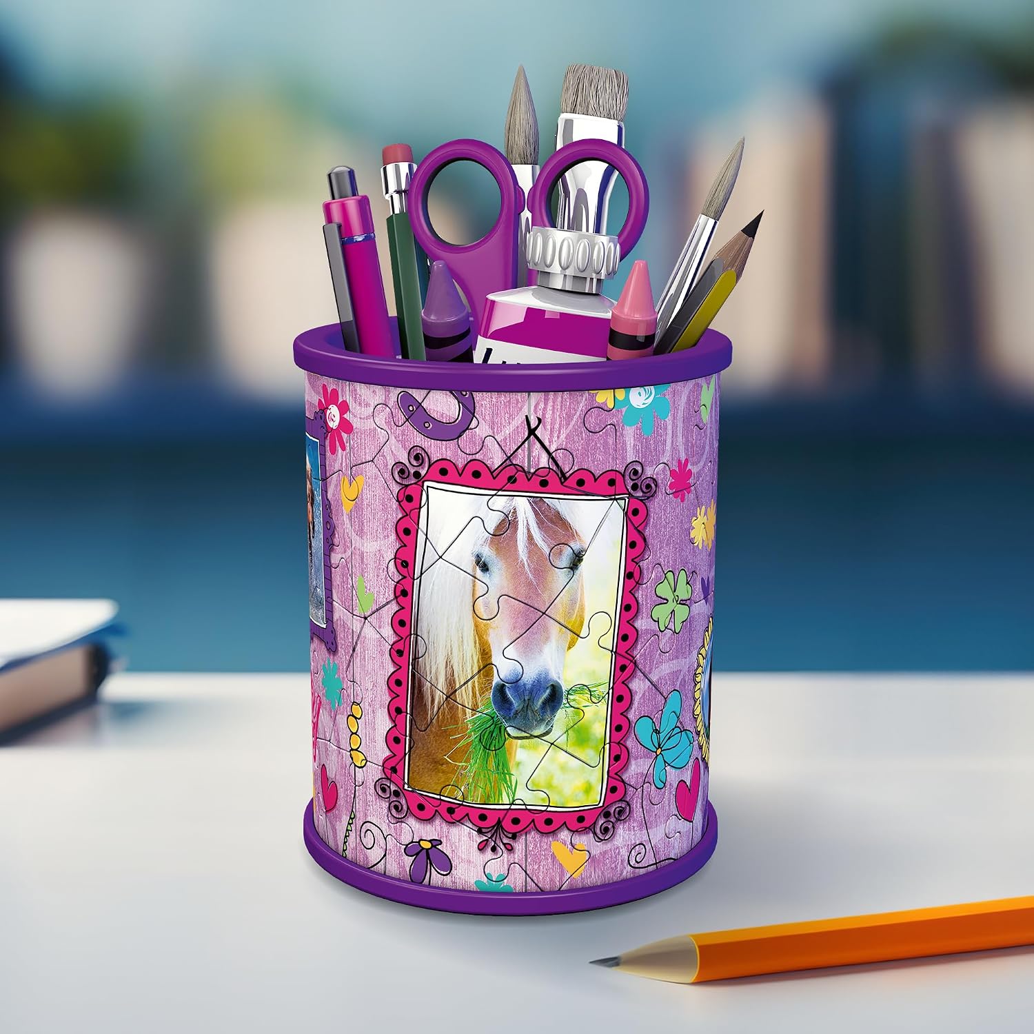 Ravensburger 3D Puzzle Utensilo Horses Pen Holder from 6 Years – Bild 5