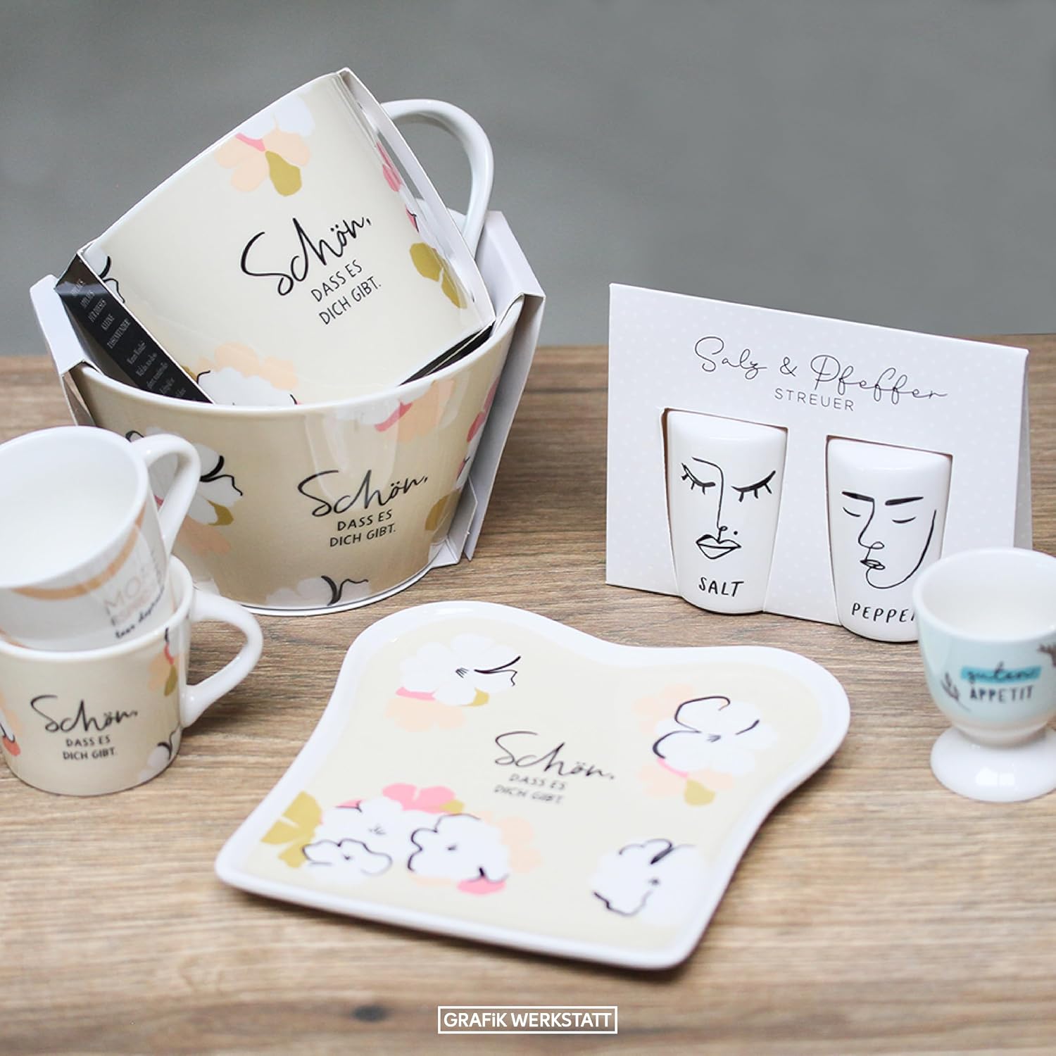 Grafik-Werkstatt Coffee Mug with Saying 300 ml Porcelain Mug Beste Mama der Welt, White – Bild 8