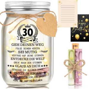 Money Gift 30th Birthday Men Man LED Bottle Light