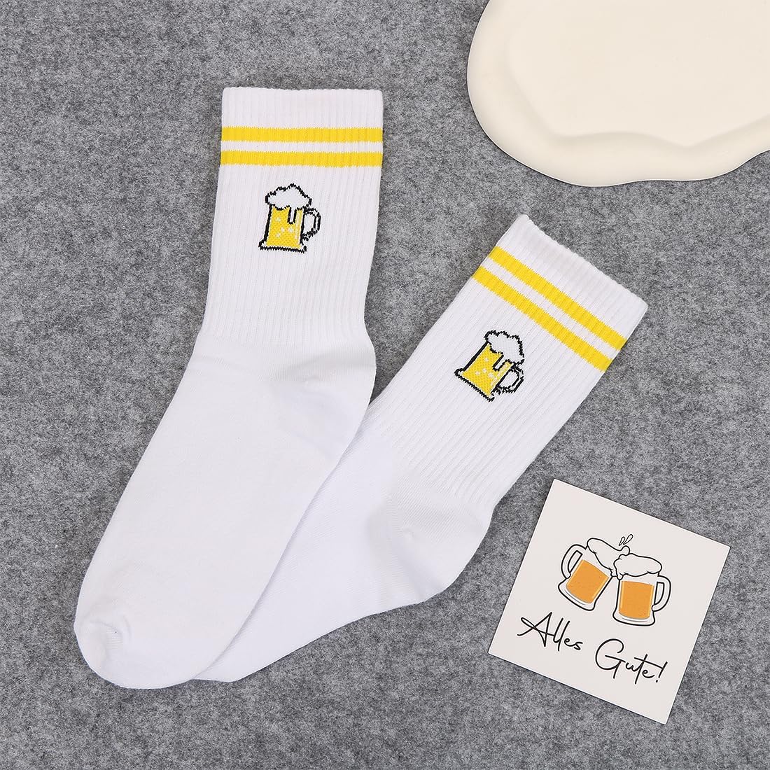 Cadimus Funny Socks Men, Black Camping Socks, Creative Gifts for Men, Gift for Camper, Birthday, Father's Day, Valentine's Day, Funny Accessories for Christmas – Bild 2
