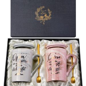 Grandma and Grandpa Gift, Gifts for Grandparents, 14 oz Ceramic Mug, 7