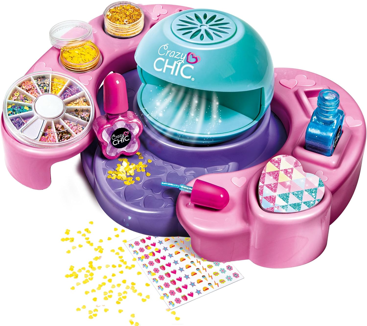 Clementoni Crazy Chic Cool Nail Art - DIY Nail Art Set for Kids – Bild 2