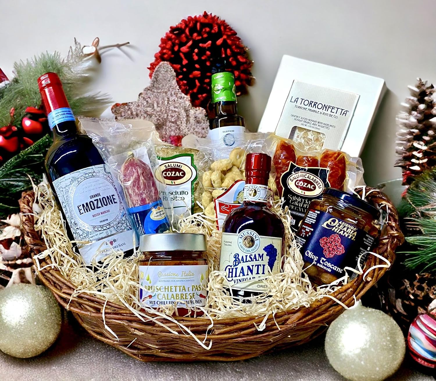 Delicatessen Bella Italy Premium Gift Basket with Selected Italian Delicacies Specialities - Gift Set Italy – Bild 4