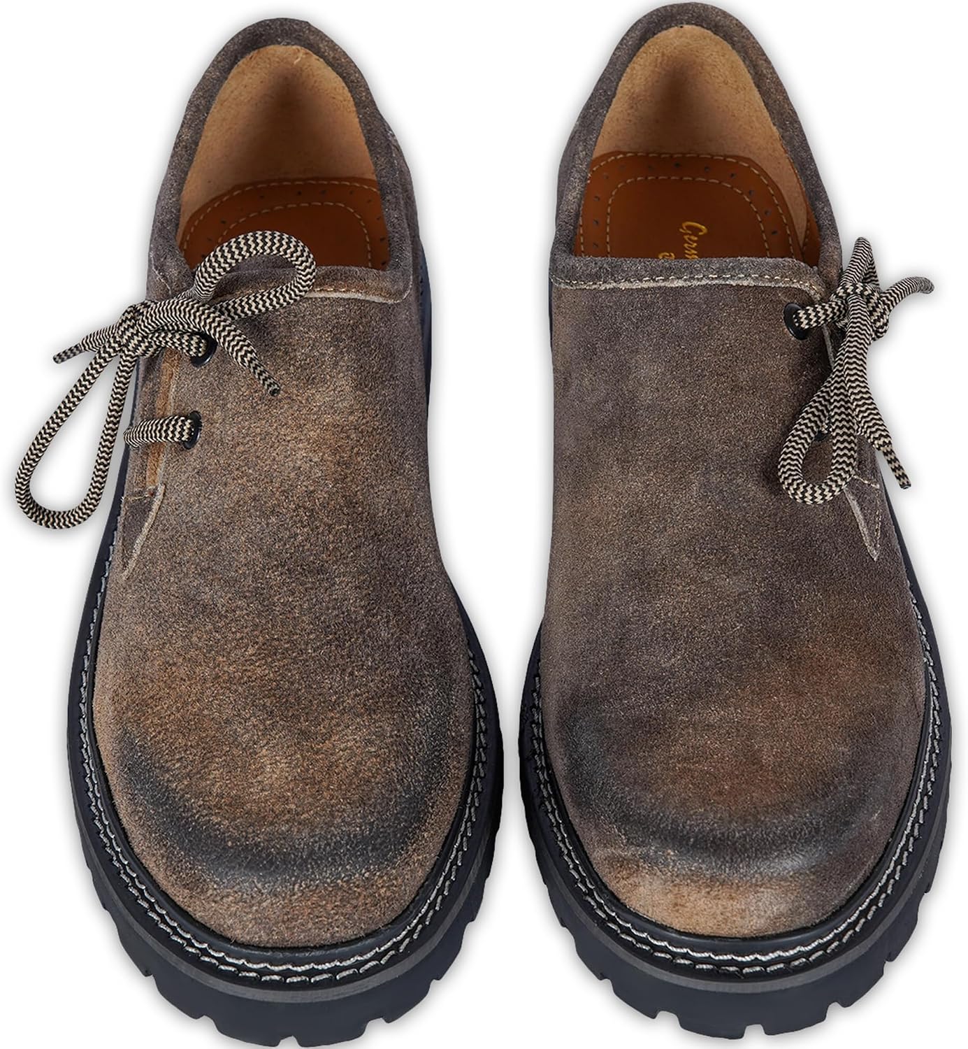 German Wear Haferlschuhe Traditional Shoes, Original, Handmade, Leather Shoes, Made of Suede, Genuine Leather Shoes, with 2 x Laces – Bild 8