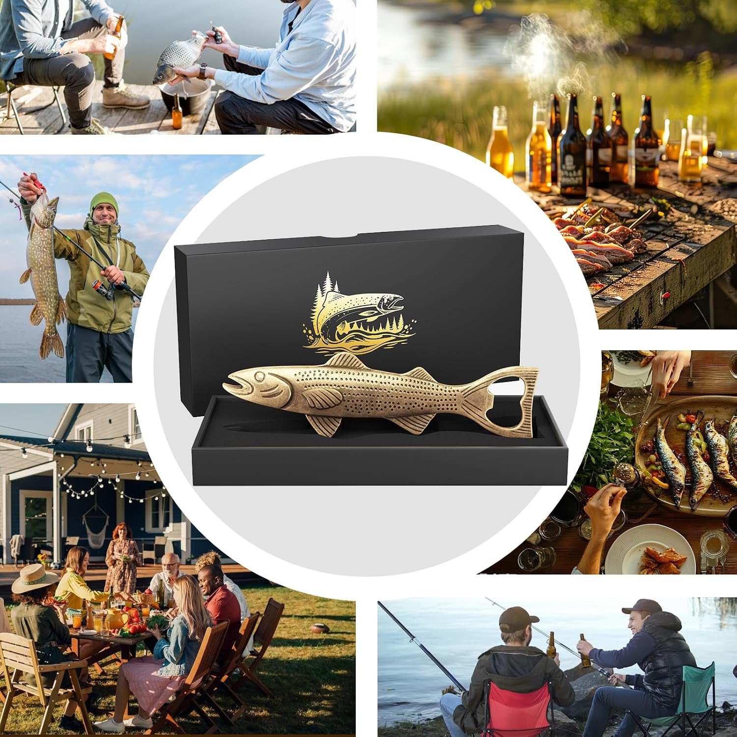 Fish Beer Opener / Bottle Opener - Funny Gift for Fishermen Father – Bild 5