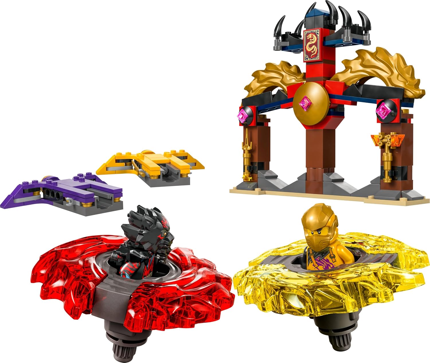 LEGO Ninjago Dragon Spinjitzu Battle Pack with 2 Mini Figures - Ninja Toy with Spinner for Boys and Girls from 6 Years - Gift Idea for Fans of the TV Series Rise of Dragons 71826 – Bild 10