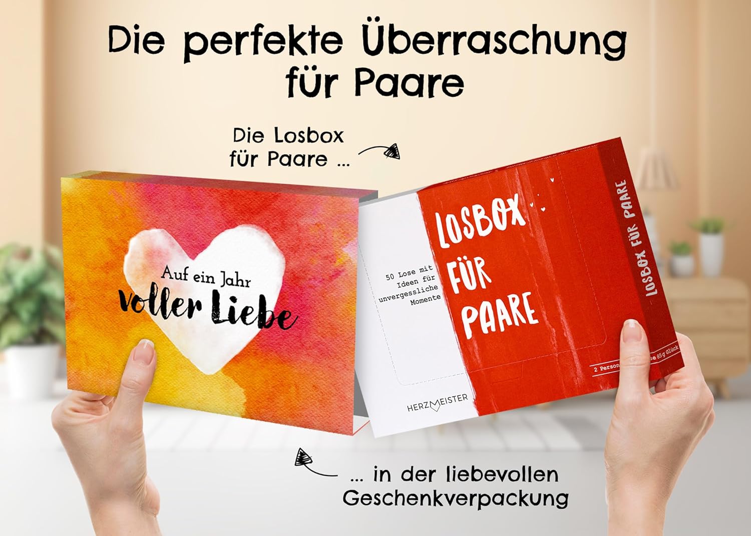 Gift for Couples – Experience Unforgettable Moments for Two – Couple Gift for Him and Her – Gift Idea for Men and Women – Lot Box for Couples with Ideas for Couple Time and Love – Bild 2