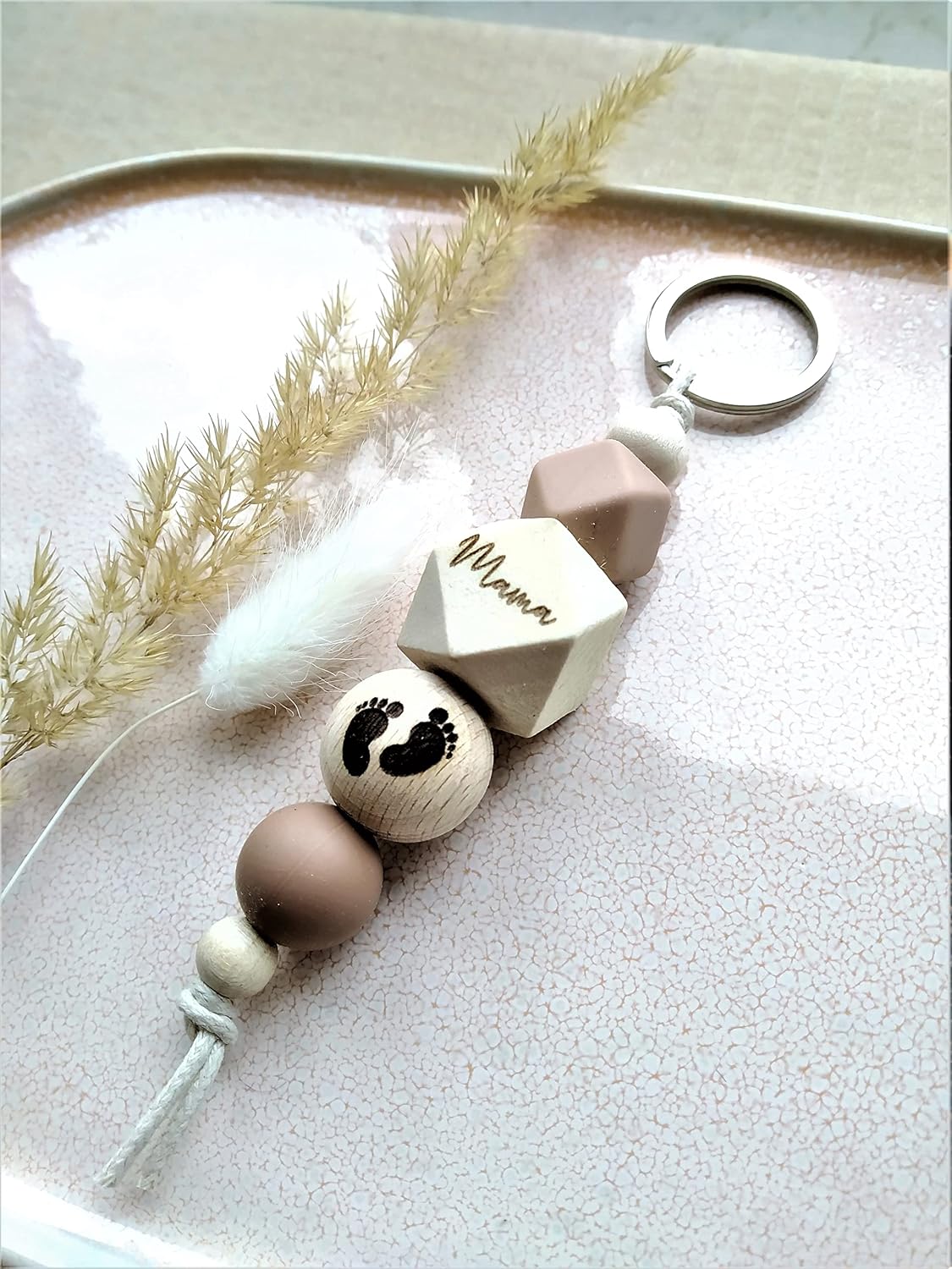 Personalised Pregnancy Keyring Gift Birth Gift – Bild 7