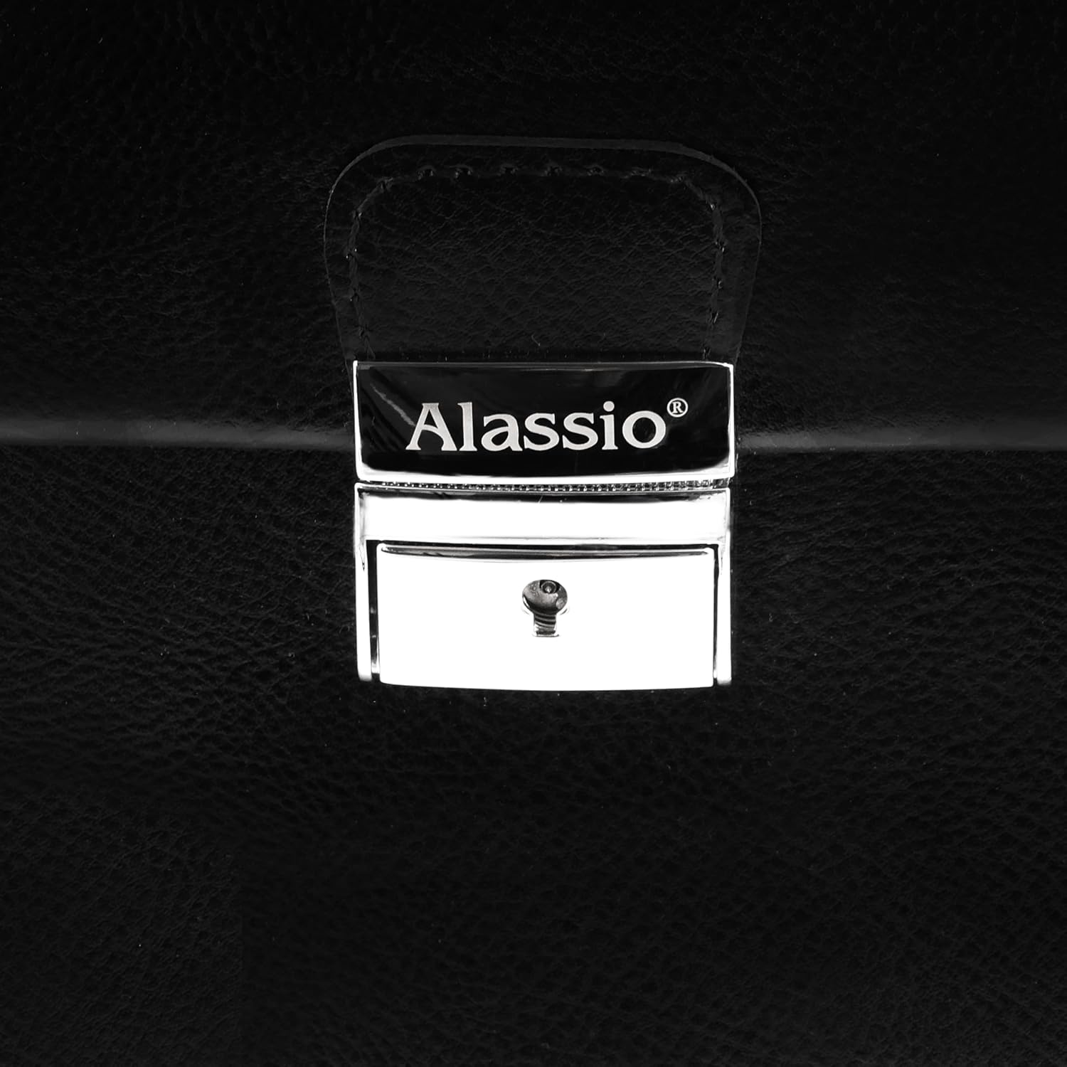 Alassio 949728 - Black leather pilot briefcase – Bild 8