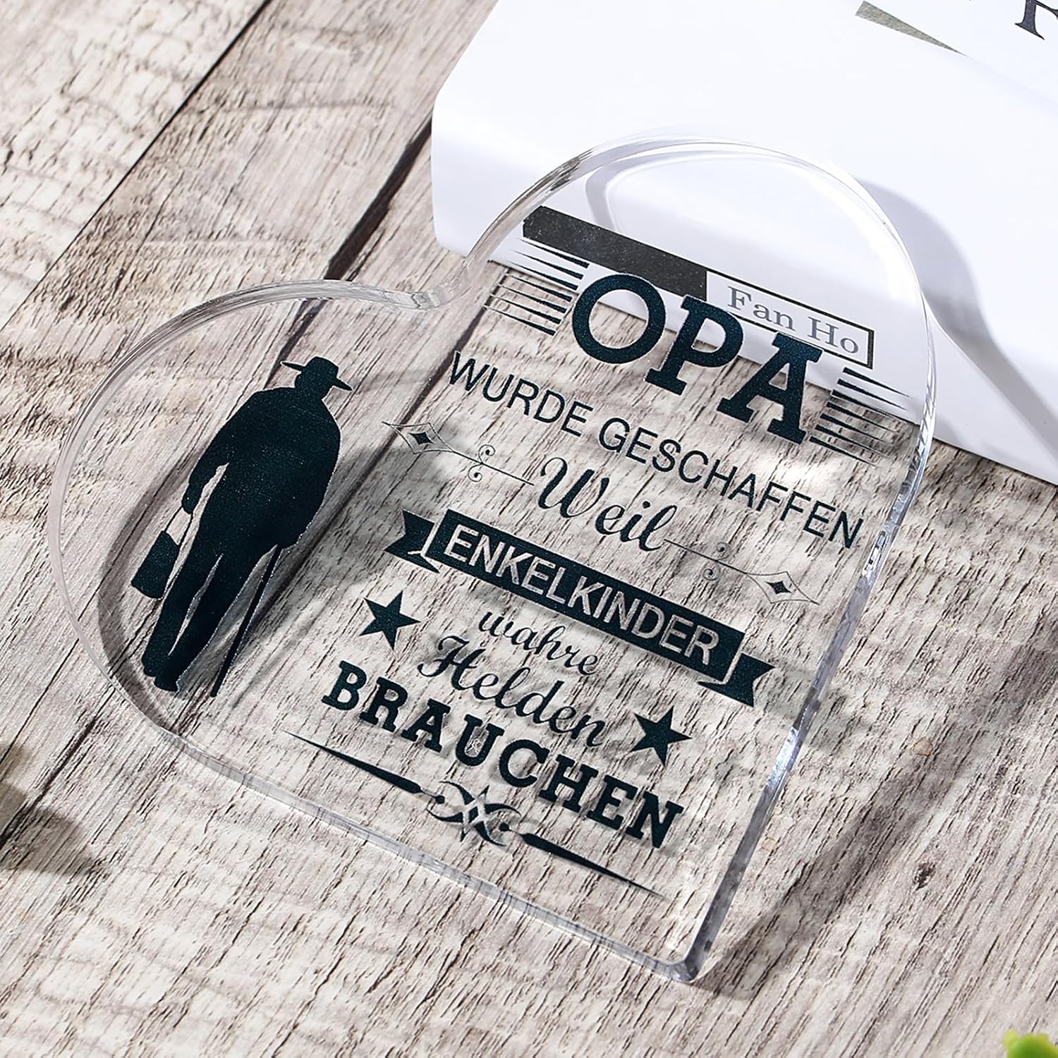 XIANNVXI Best Grandpa Gift, Birthday Gift for Grandpa, Birthday Gift for Grandpa from Grandson, Granddaughter, Father's Day Gift for Grandpa, Christmas Gifts, Home Decoration Made of Acrylic – Bild 8