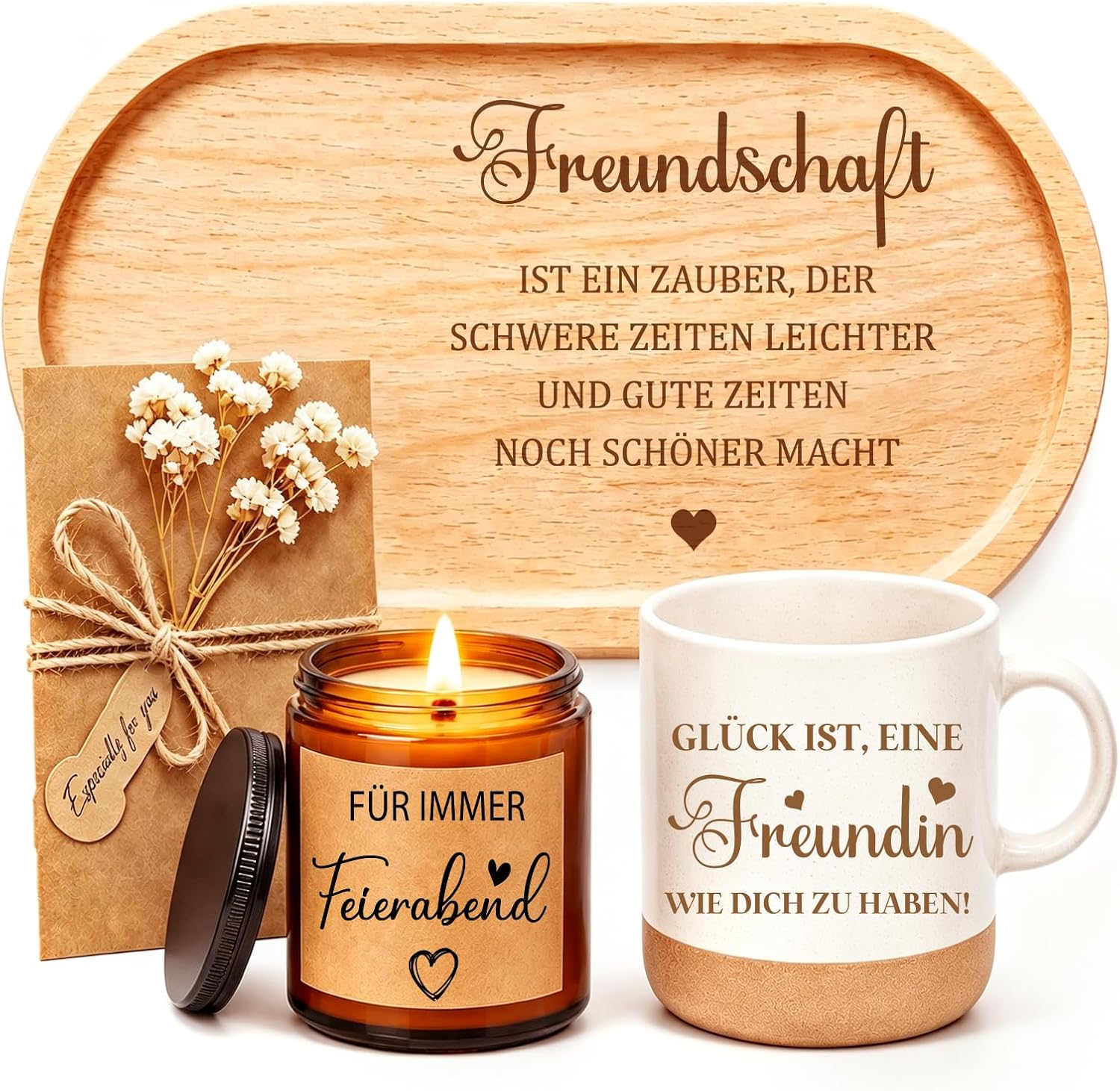 TUZELIYA Gift for Girlfriend, 4-Piece Small Time Out Gifts