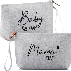 Xuniea Pack of 2 Gifts for Expectant Mothers Pregnant Women, Light Grey