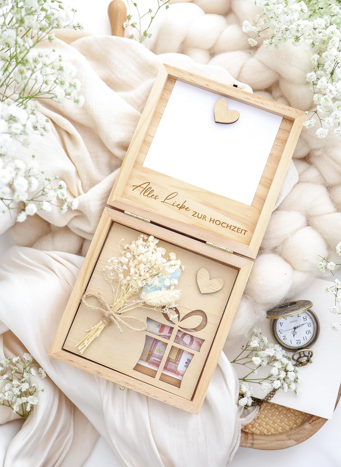 Joli Coon Money Gift Wedding Gift 14 x 14 x 3.5 cm – Bild 8