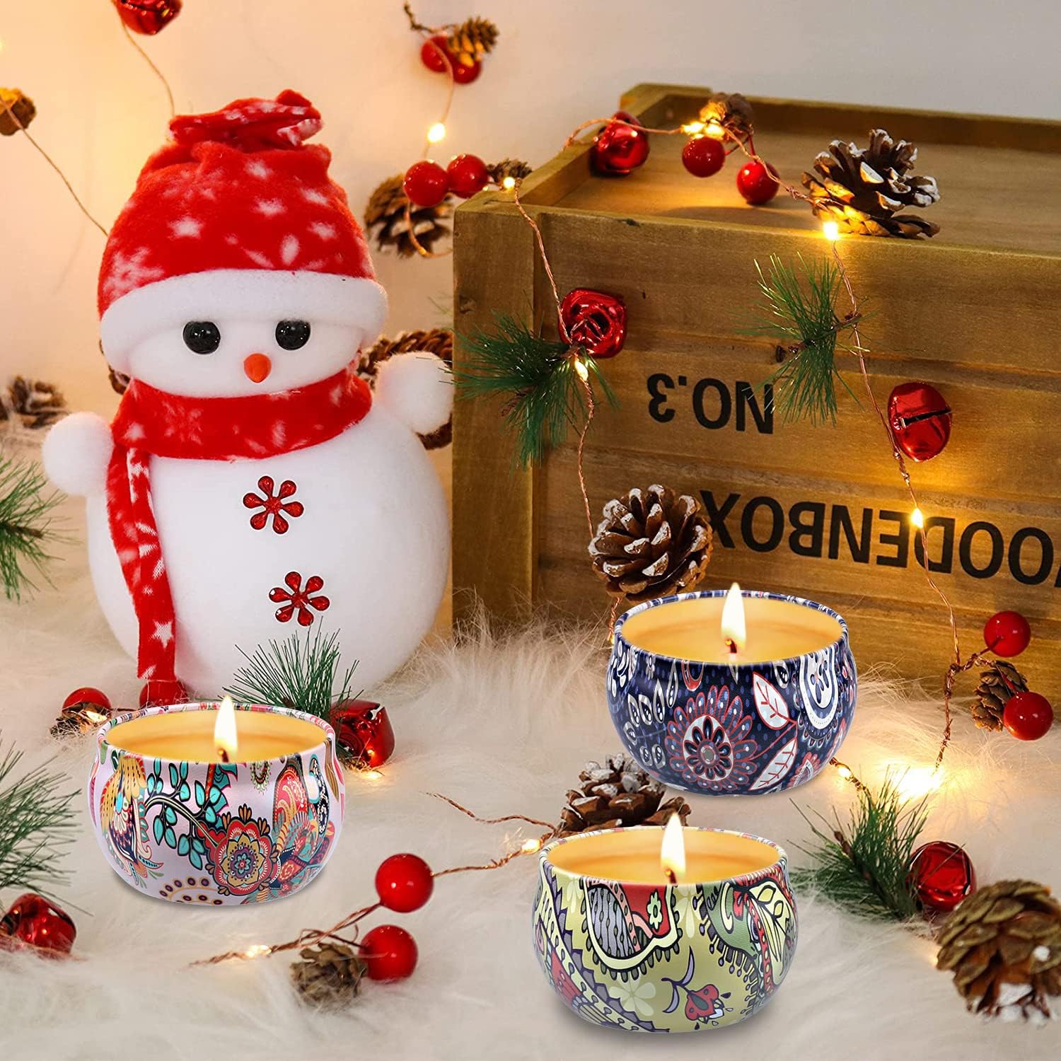Scented Candles Gifts for Women 9 Pieces Scented Candles Gift Set – Bild 8