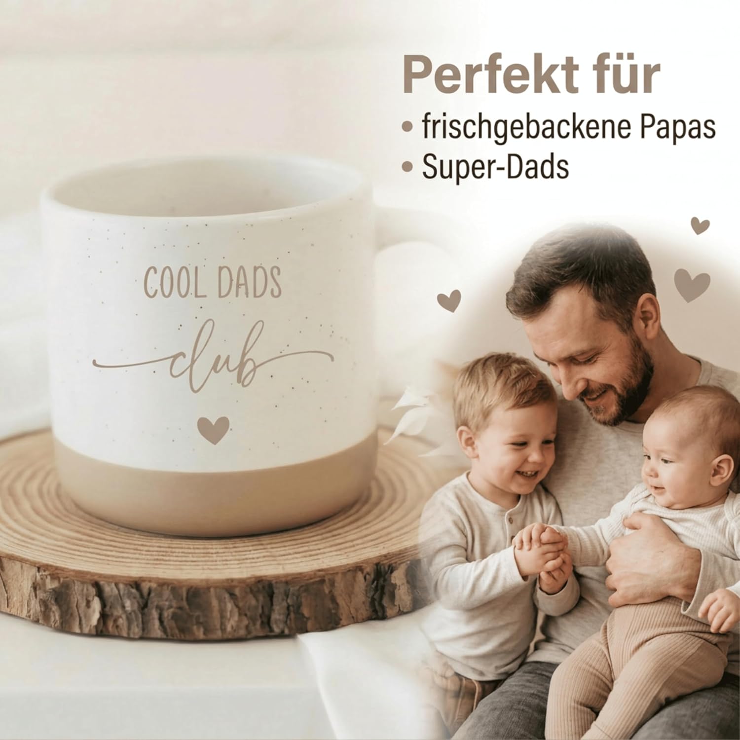 Father's Day Gift Dad - Cool Dads Club Mug - Funny Mug Ceramic 360 ml - Gift for Dad, New Daddy, Birth, Birthday - Dad Coffee Mug, Dad Gift Idea Men – Bild 6