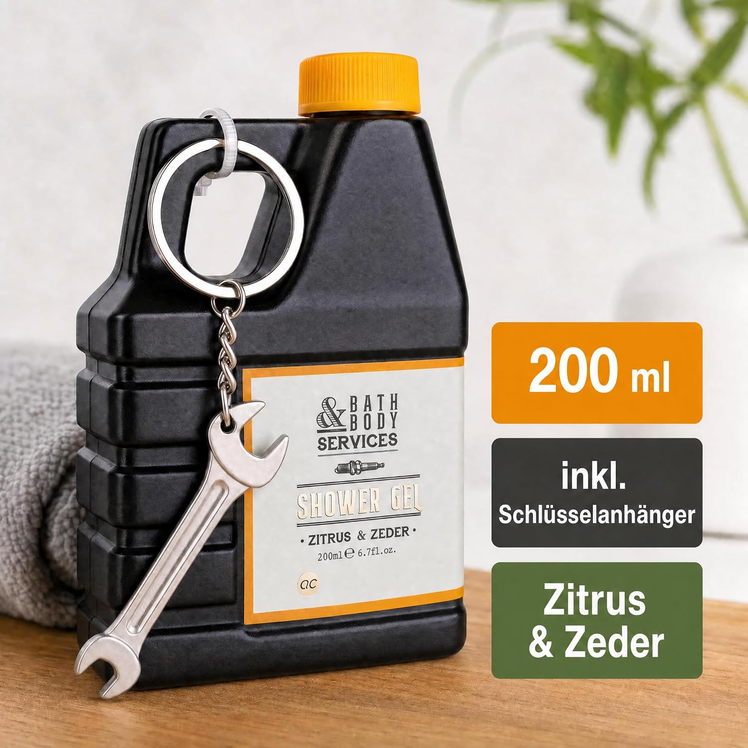 Accentra BATH & BODY Oil Canister Shower Gel with Keyring – Bild 6