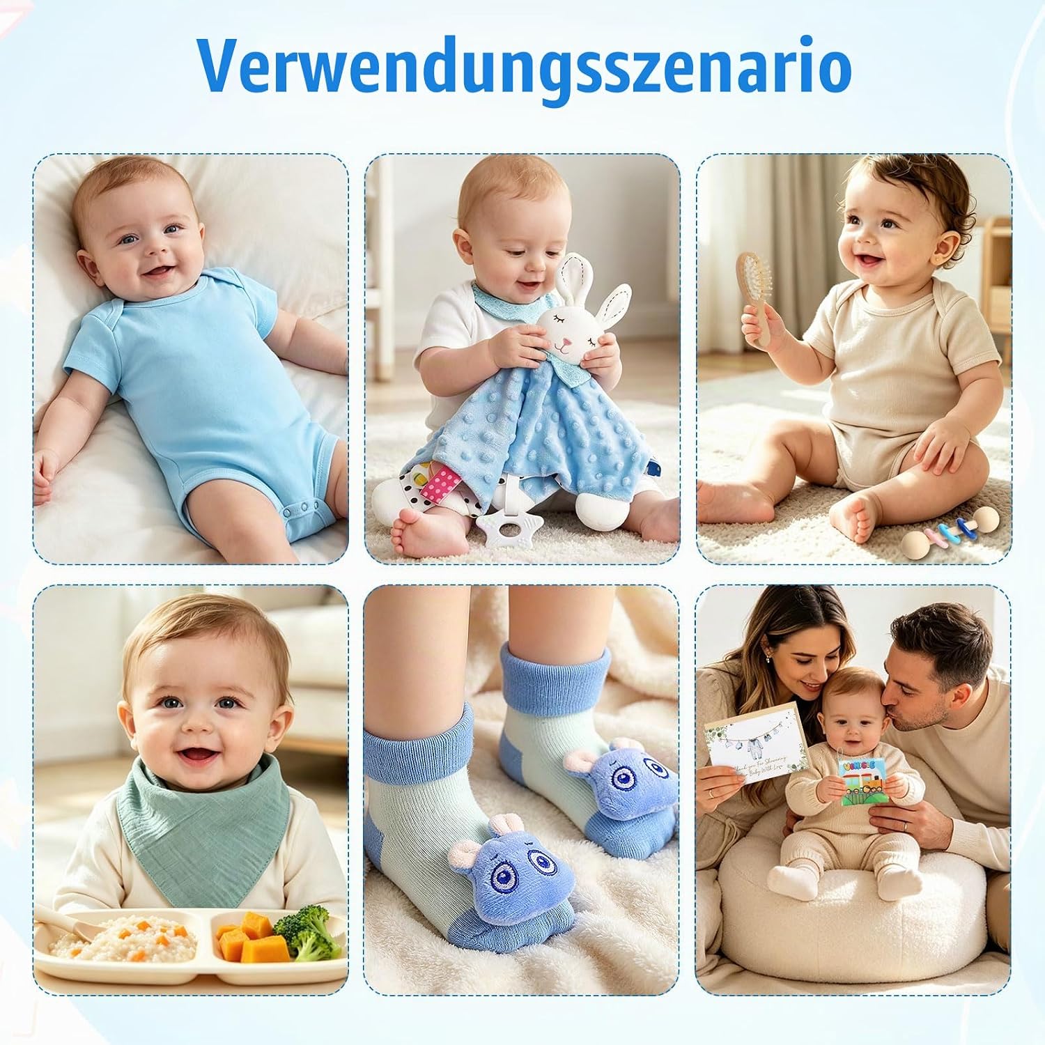 Baby Gift Set 10-Piece Newborn Gift Baby Gifts Boys Girls – Bild 3