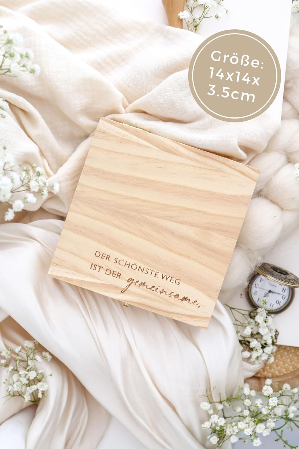 Joli Coon Money Gift Wedding Gift 14 x 14 x 3.5 cm – Bild 3
