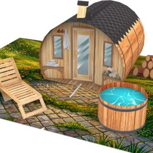 Limah® Pop-Up Card Sauna – 3D Card Wellness & Spa for Men and Women – Wellness Voucher Card, Therme Voucher, Sauna Voucher, Gift for Sauna Visit – for All Sauna Goers and Sauna Lovers