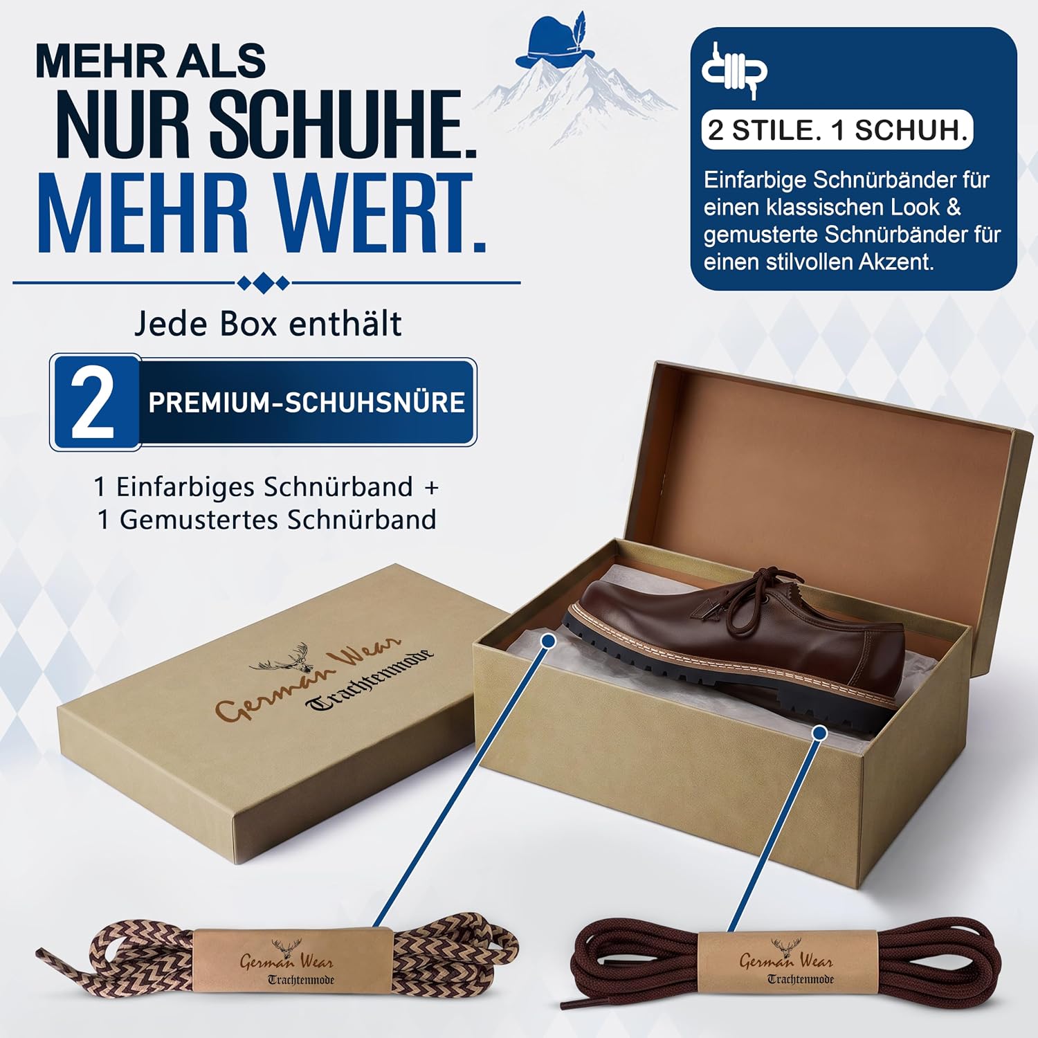 German Wear Haferlschuhe Traditional Shoes Made of Smooth Leather Original Handmade – Bild 6