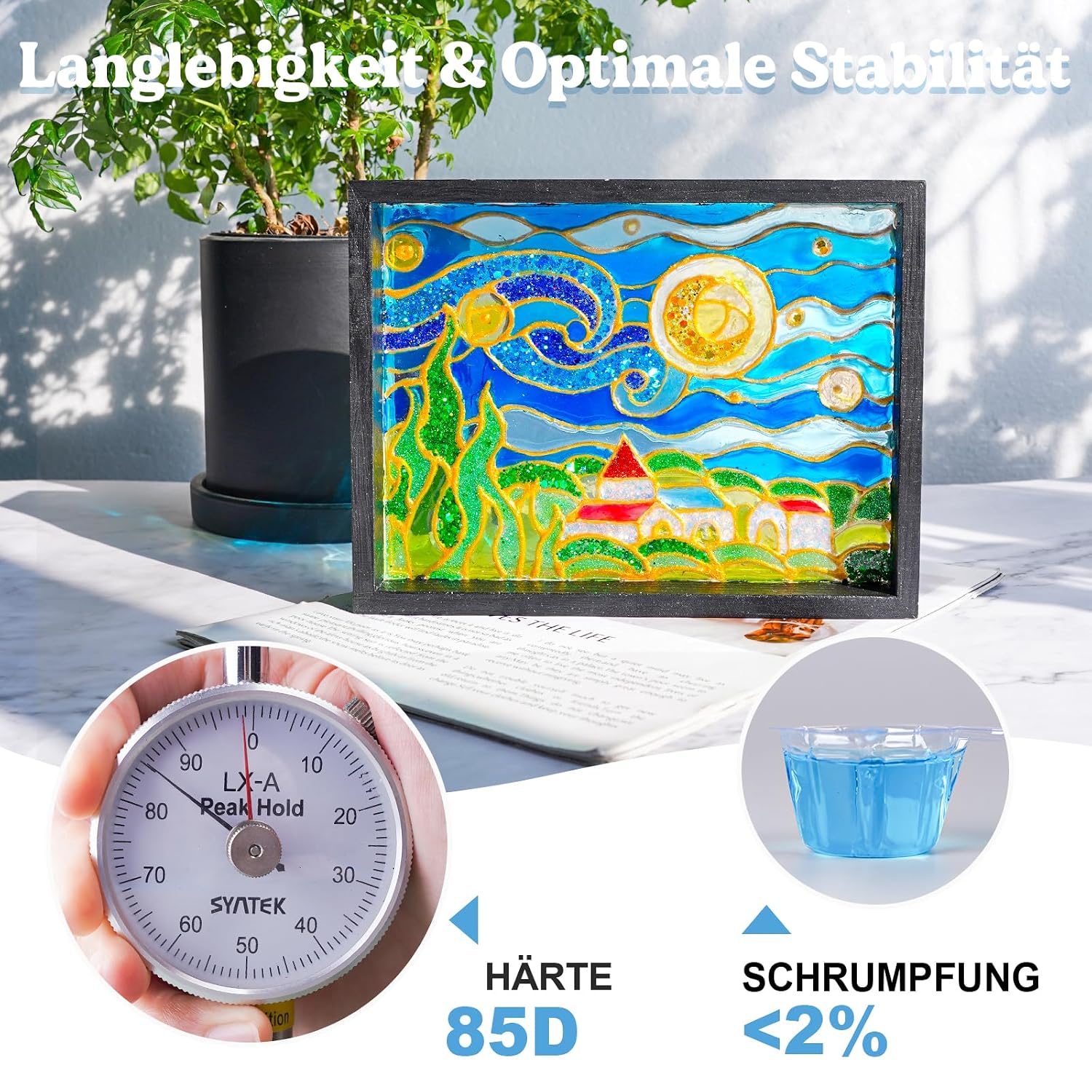 Let's Resin 200 g UV Resin Set with UV Lamp – Bild 3