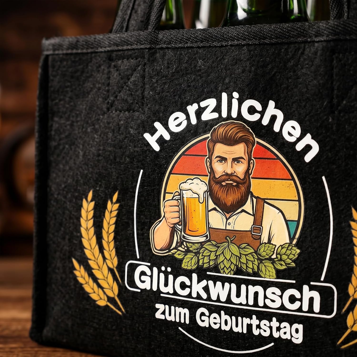 Men's Handbag Beer Gift Set, Birthday Gift for Men – Bild 4