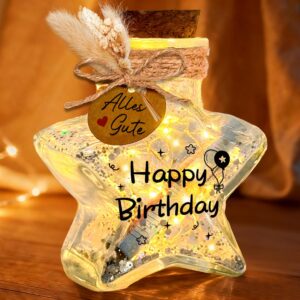 Money Gifts Birthday LED Bottle Light in Star Shape