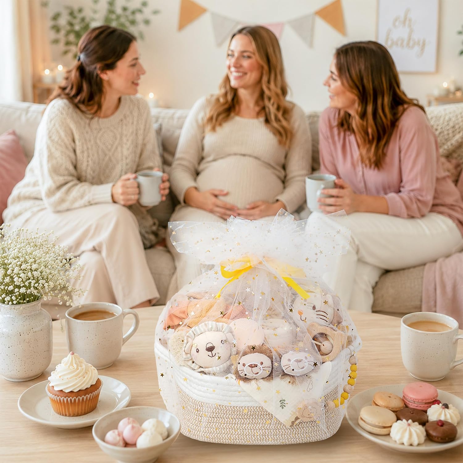 Baby Shower Gift for Birth Boy with Baby Blanket – Bild 8