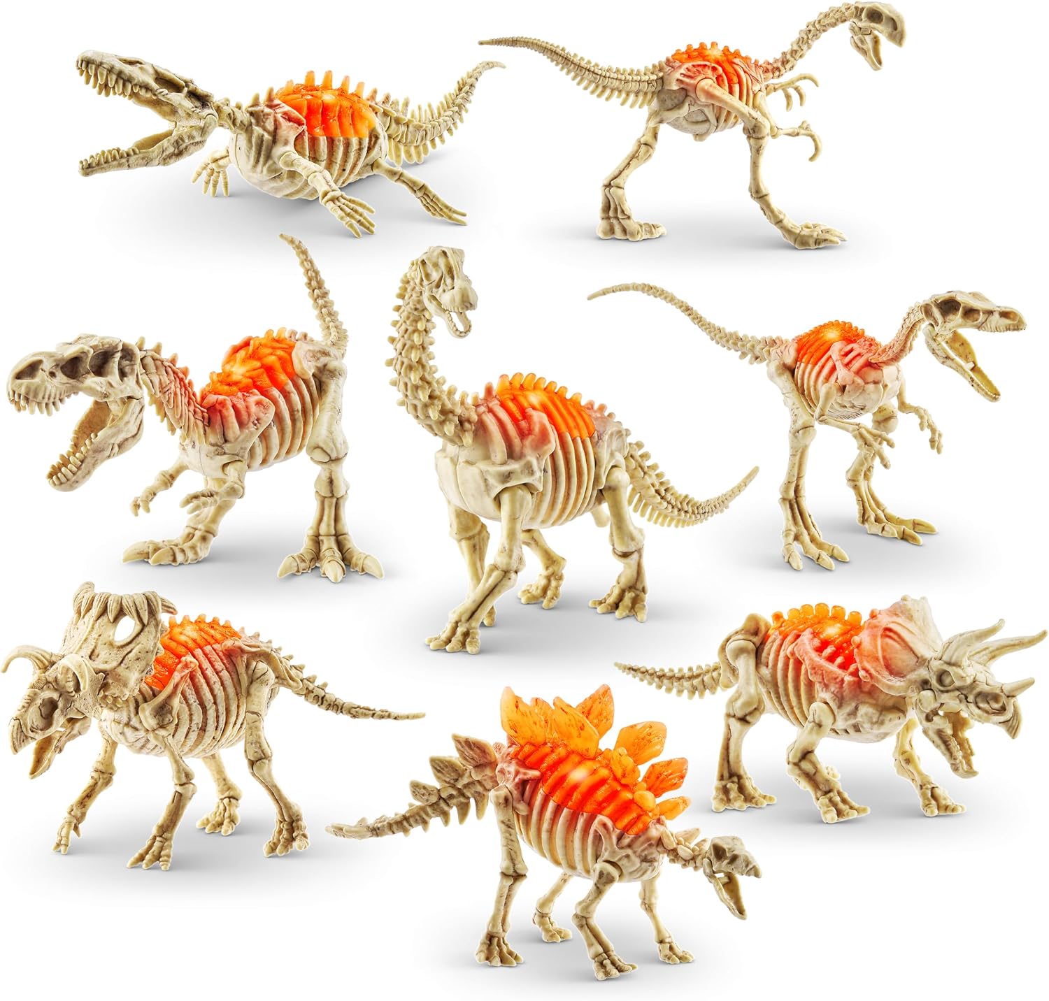 ROBO ALIVE Mini Dino Fossil Find (2 Pack, Mosasaur & Triceratops) (Pack of 2) – Bild 8