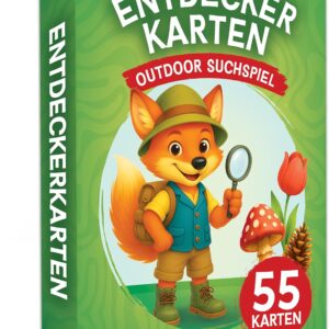 LIKARTO Explorer Cards Children Outdoor, Treasure Hunt & Discover Nature