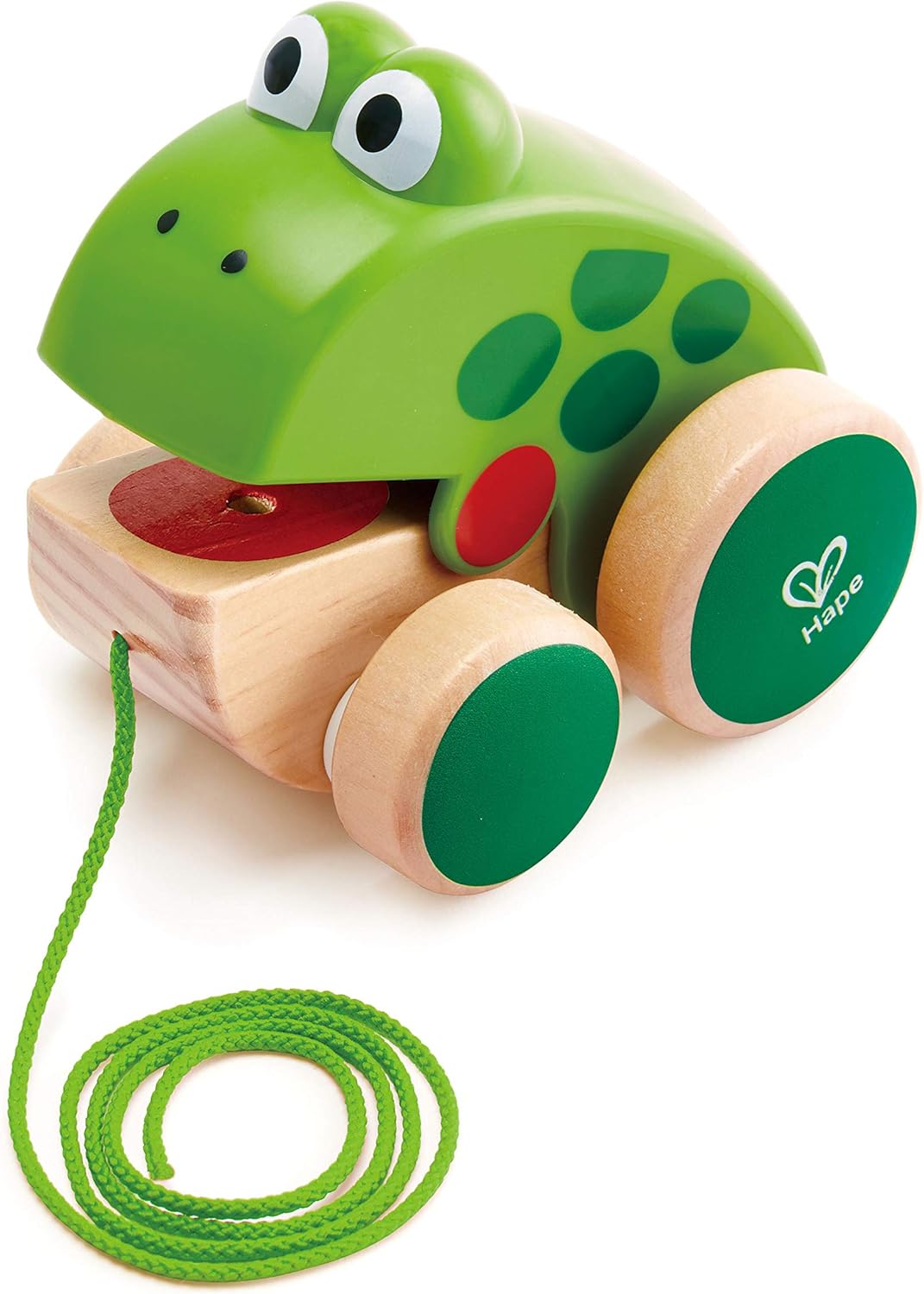 Hape E0361 Children’s Fridolin Pull-Along Frog, Multicoloured Toy – Bild 2