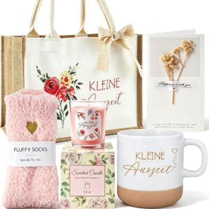 Gifts for Women, 5-Piece Wellness Set Small Time, Relaxation Gift as a Thank You, Birthday Gift, Get Well Soon & Farewell Gift for Mum, Girlfriend, Colleague, Teacher, Sisters