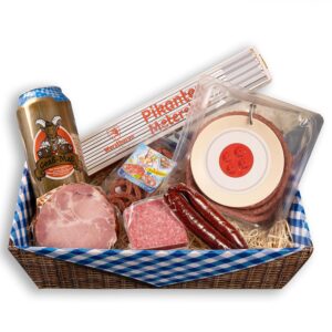 Wurstbaron Gift Basket DIY Sausage Package with Salami and Ham, Gift Package Approx. 1.5 kg